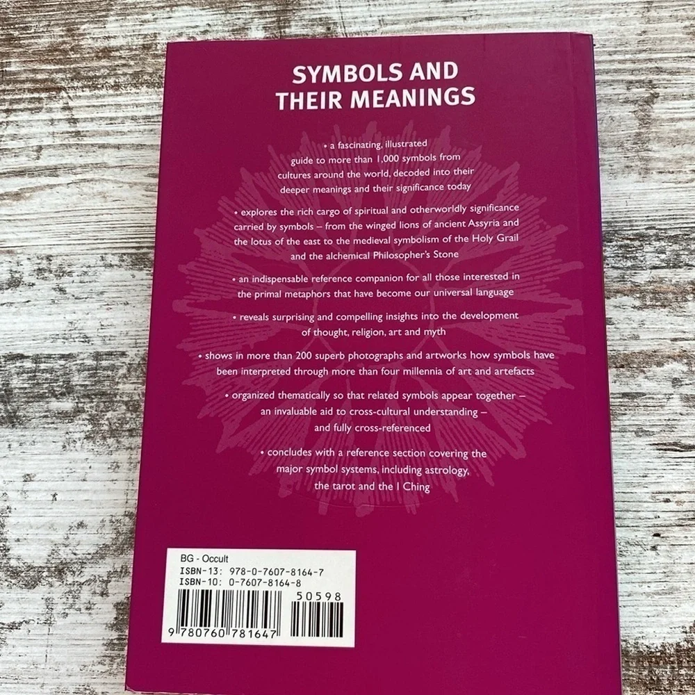 Symbols and Their Meanings Jack Tresidder 2006 Hardcover Book